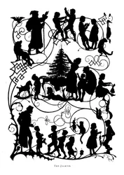 Silhouette: At Christmas Time (litografi)