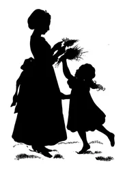 Silhouette av Paul Konewka (litho)