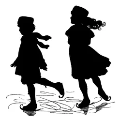 Silhouette av Paul Konewka (litho)