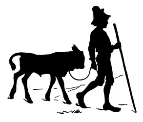 Silhouette av Paul Konewka (litho)