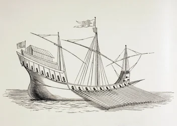 Galley från 1500-talet.