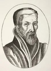 John Knox, ca 1510 till 1572. Skotsk präst, ledare för den protestantiska reformationen och grundare av det presbyterianska samfundet.