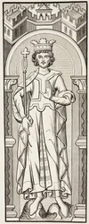 Philip Iii 1245 - 1285, kallad den djärve, kung av Frankrike.