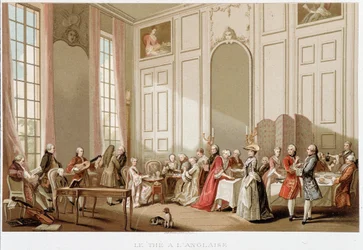 Den engelska stilen, "" 1700-tal - Institutioner: bruk och kostymer, Frankrike 1700-1789" av Paul Lacroix