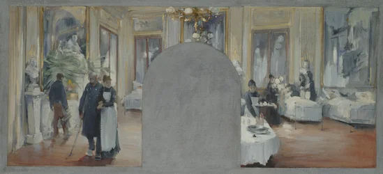 Interiör av Theatre Francais, 1871