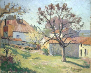 Spring Light, Saintonge (olja på duk)