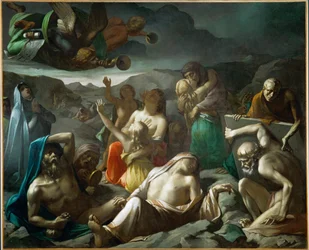 La resurrection des morts (målning på duk)