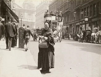 Tändsticksförsäljare, Ludgate Hill, London, 1893