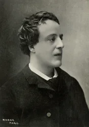 Porträtt av Adolphe Willette (fotografi)
