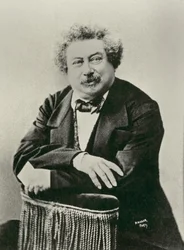 Porträtt av Alexandre Dumas Père (fotografi)
