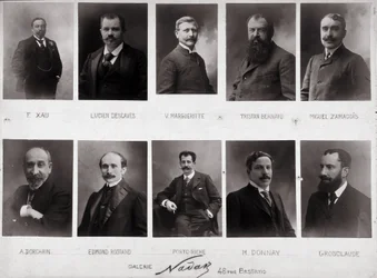 Tio porträtt av Paul Nadar (s/v foto)