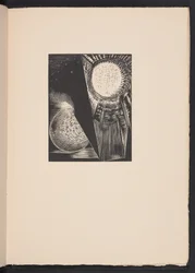The Sun and the Moon, illustration från "Images of War... Poems" av Richard Aldington