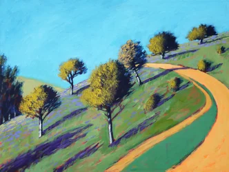 Malvern Spring, 2021 (akryl på kartong)