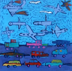 Pollution IN (akryl ombord)