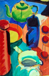 Still Life, 2024 (akryl på papper)