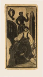 Staircase an Inn, Baskien, 1893