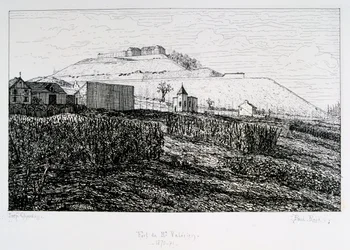 Fort du Mont Valerien, Paris segrar, 1870-1871