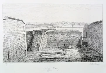 La Rapee-Bercy, belägringen av Paris, 1870-1871.