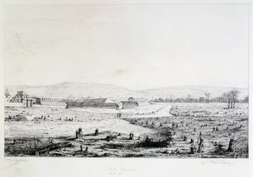Porte dAuteuil, belägringen av Paris, 1870-1871
