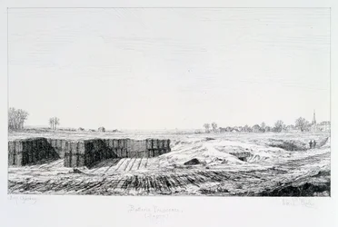 Preussiskt batteri, belägringen av Paris, 1870-1871