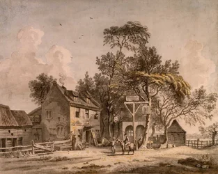 Ett offentligt hus av Paul Sandby, RA