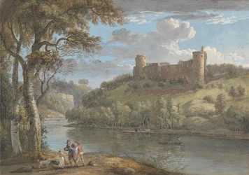 Bothwell Castle, från söder