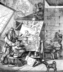 Burlesk på burlesk, 1753.