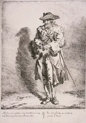 Flinta och stålsäljare, Cries of London, 1760