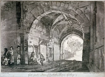 Port under drottning Elizabeths bildgalleri, Windsor Castle, Berkshire, 1812