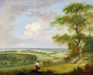 Hackwood Park, Hampshire (olja på duk)