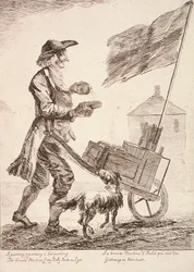 Puddingförsäljare, Cries of London, 1760