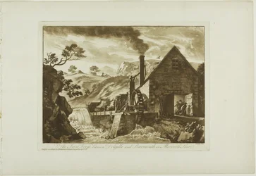 Iron Forge mellan Dolgelli och Barmouth i Merioneth Shire