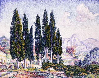 En trädgård i Saint-Paul, 1923