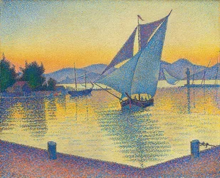 Hamnen vid solnedgången, Opus 236 (Saint-Tropez). 1892