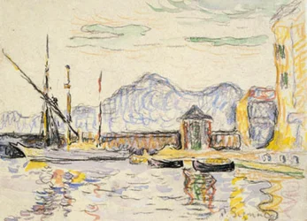 Hamnen i Antibes