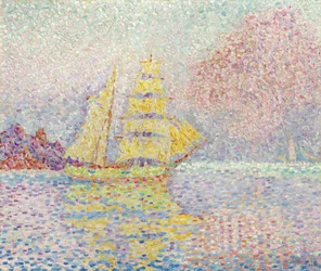 Italiensk brig i Agay, 1901