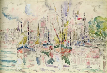 La Rochelle (akvarell på papper)