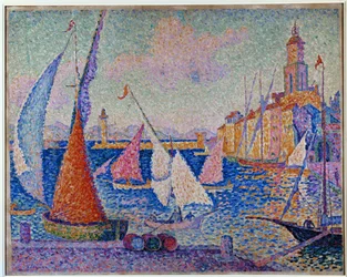 Le Quai. St. Tropez (olja på duk)