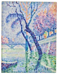 Konstbron, översvämning, 1930