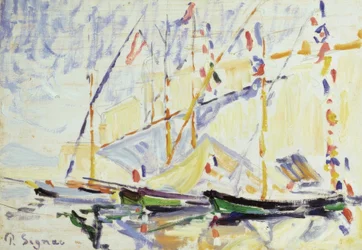 Saint Tropez. Artist: PAUL SIGNAC. Museum: GALERIA COURTAULD / LONDRES / G. BRETAÑA