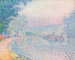 Samois, La Berge, morgon, 1901