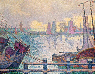 Hamnen i Volendam, 1896