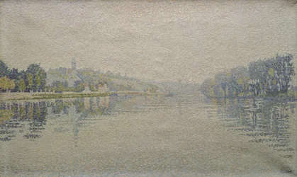 Utsikt över Seine vid Herblay, 1889