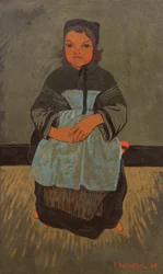 Breton flicka, Marie Francisaille, 1896.