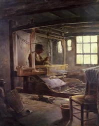 Den bretonska väverskan, 1888