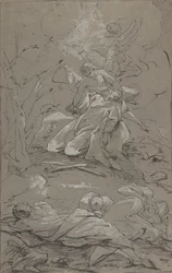 Kristus i Getsemane trädgård, 1712-62.