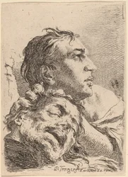 David med Goliats huvud