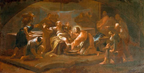 Fottvätt av Paul Troger (1698-1762)