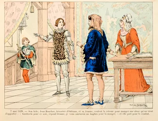Illustration hämtad från boken "" Jeanne d