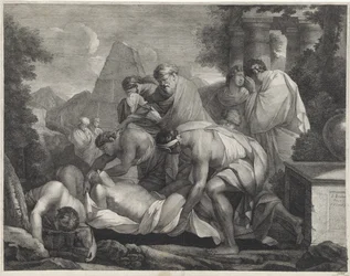 Tobit begraver de döda
